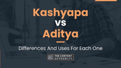 Kashyapa vs Aditya: Differences And Uses For Each One