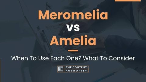 Meromelia vs Amelia: When To Use Each One? What To Consider