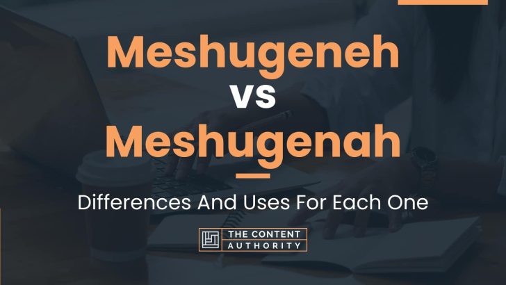 Meshugeneh vs Meshugenah: Differences And Uses For Each One