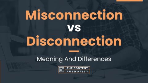 Misconnection vs Disconnection: Meaning And Differences