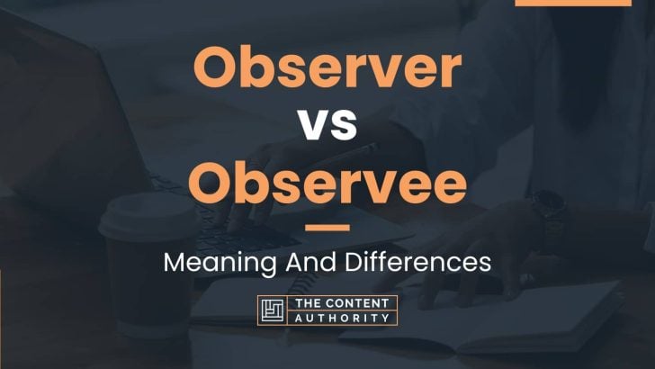 Observer vs Observee: Meaning And Differences