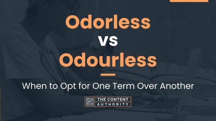 Other Term For Odorless