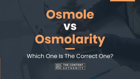 Osmole vs Osmolarity: Which One Is The Correct One?