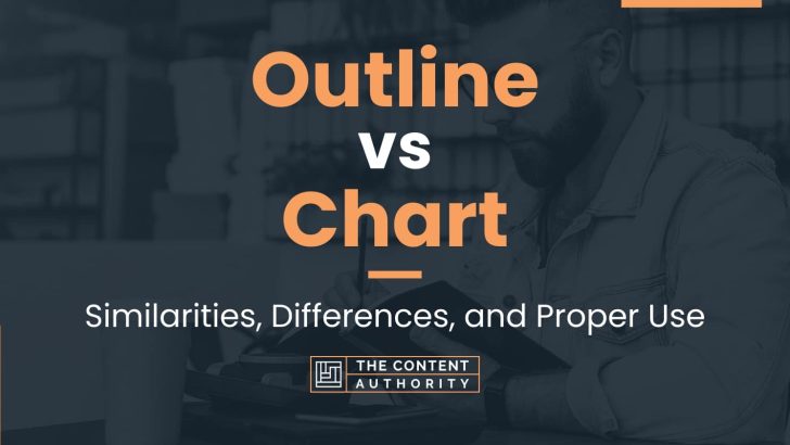 Outline vs Chart: Similarities, Differences, and Proper Use