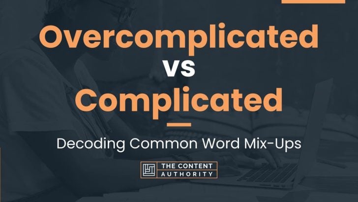 Overcomplicated vs Complicated: Decoding Common Word Mix-Ups