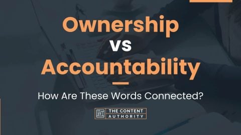 Ownership Vs Accountability: How Are These Words Connected?