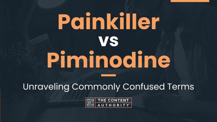 Painkiller vs Piminodine: Unraveling Commonly Confused Terms