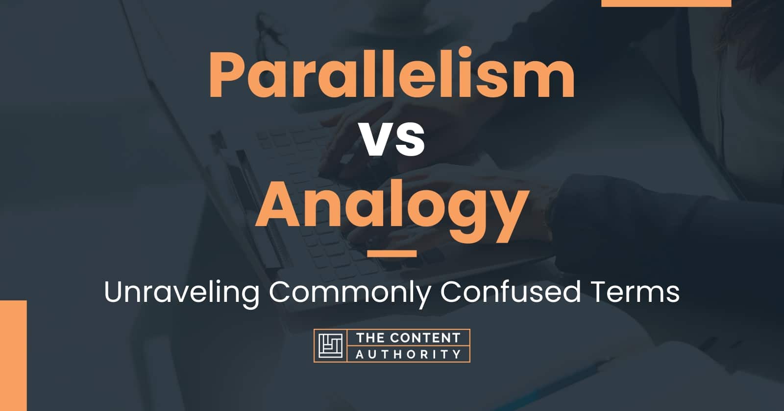 Parallelism vs Analogy Unraveling Commonly Confused Terms