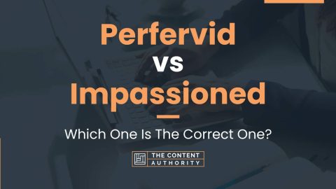 Perfervid Vs Impassioned Which One Is The Correct One