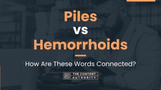 Piles vs Hemorrhoids: How Are These Words Connected?