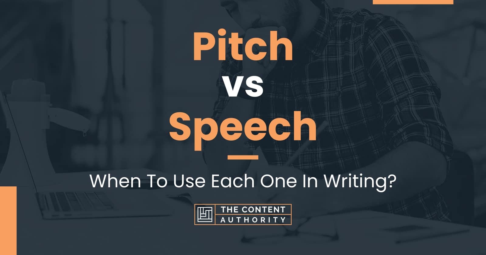 speech pitch define