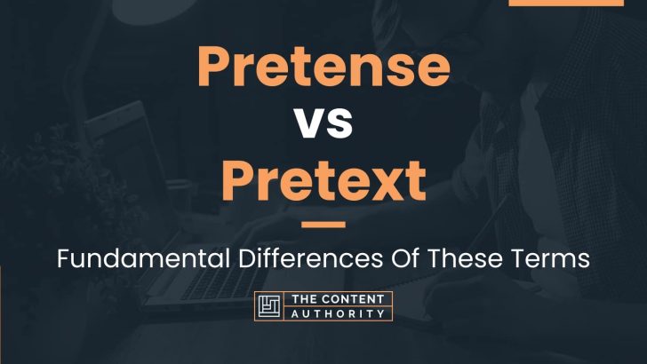 Pretense vs Pretext: Fundamental Differences Of These Terms