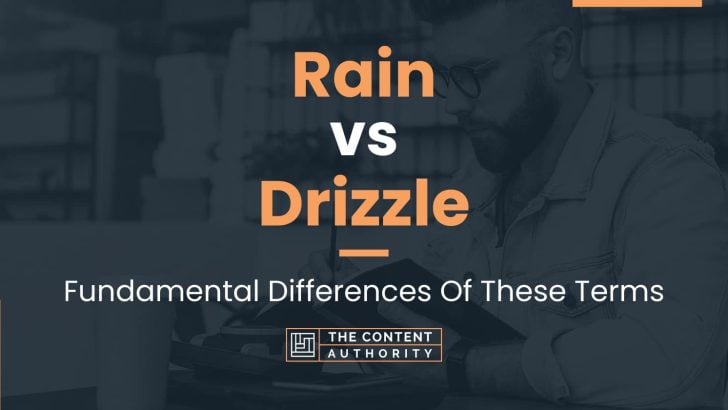 Rain vs Drizzle: Fundamental Differences Of These Terms