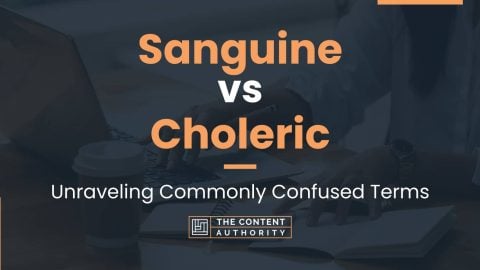 Sanguine Vs Choleric: Unraveling Commonly Confused Terms