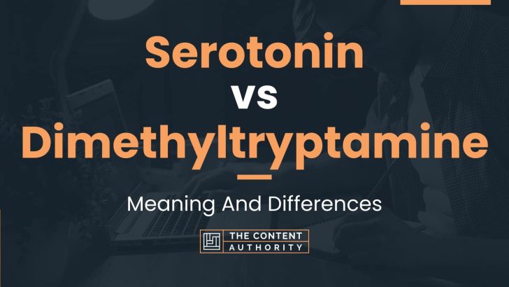 Serotonin vs Dimethyltryptamine: Meaning And Differences