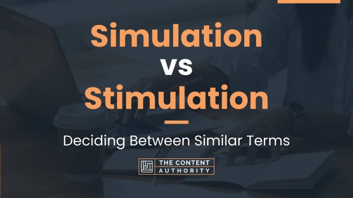 Simulation vs Stimulation: Deciding Between Similar Terms