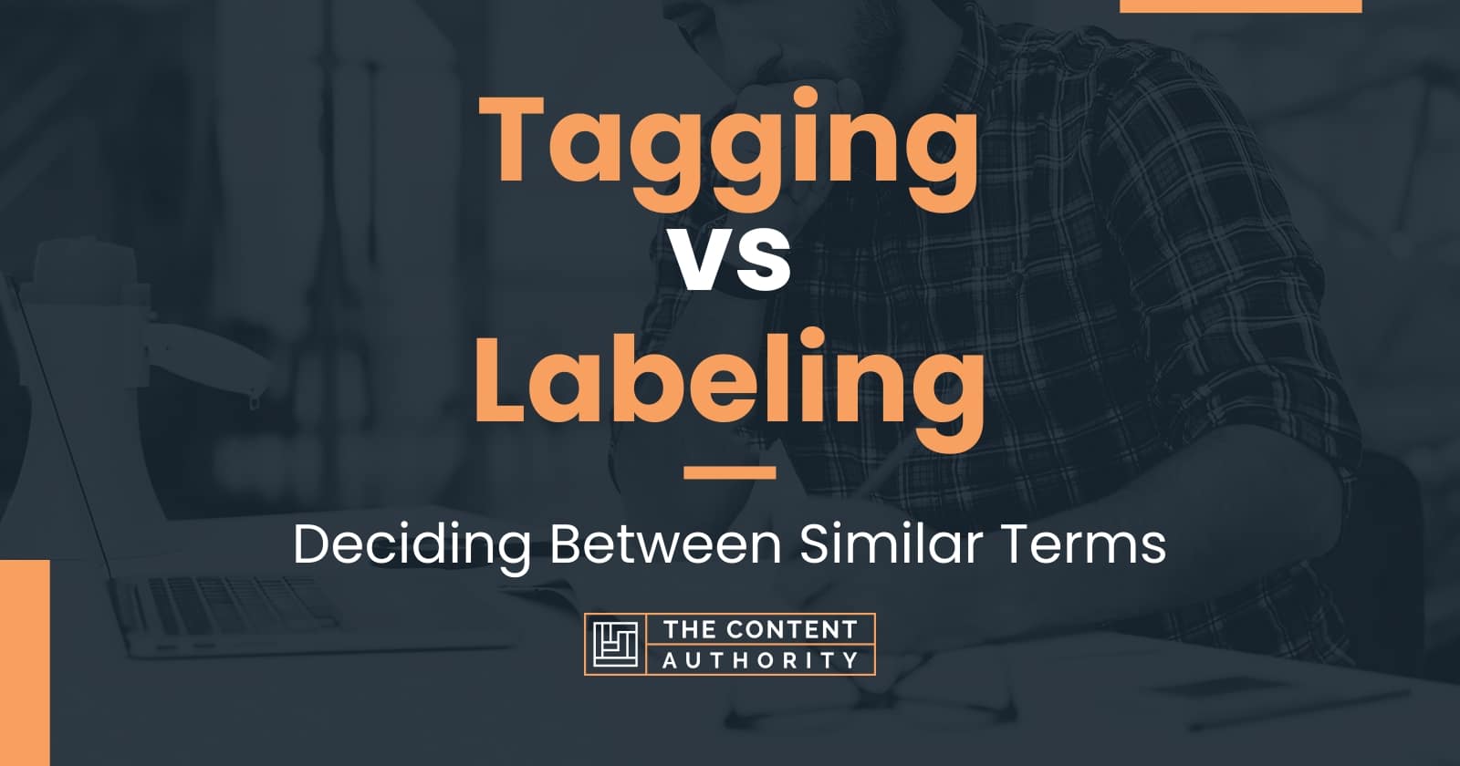 Tagging vs Labeling Deciding Between Similar Terms