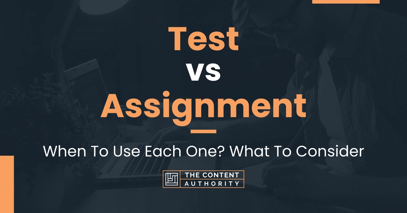 assignment vs quiz