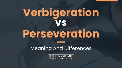 Verbigeration vs Perseveration: Meaning And Differences