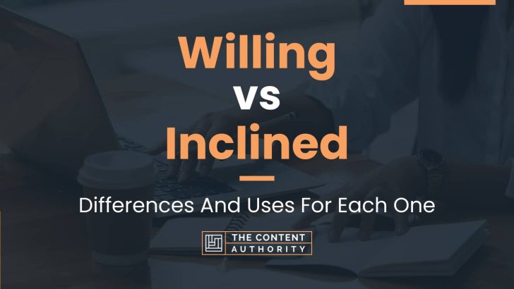 Willing vs Inclined: Differences And Uses For Each One