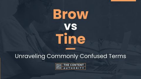 Brow vs Tine: Unraveling Commonly Confused Terms