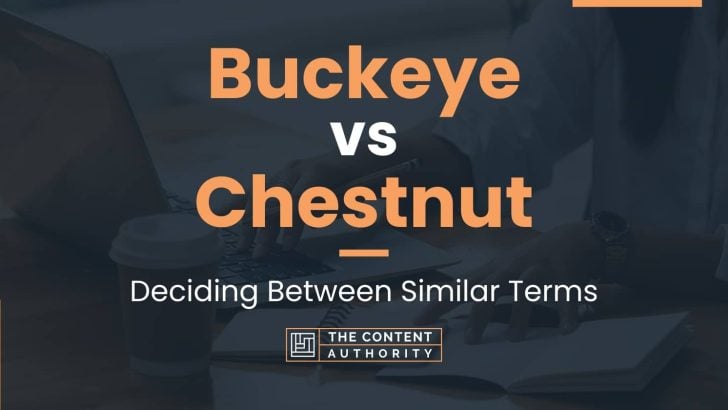 Buckeye vs Chestnut: Deciding Between Similar Terms