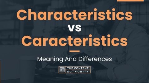 Characteristics vs Caracteristics: Meaning And Differences