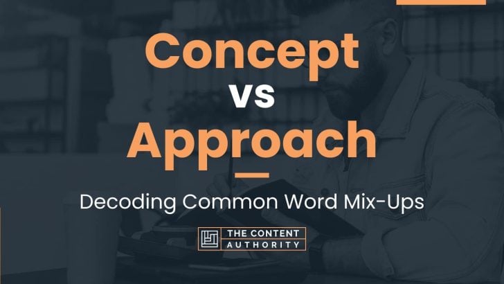 Concept vs Approach: Decoding Common Word Mix-Ups