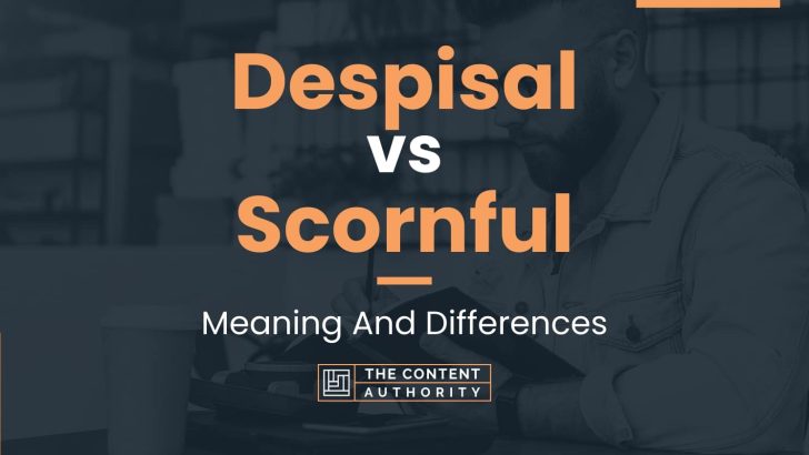 despisal-vs-scornful-meaning-and-differences