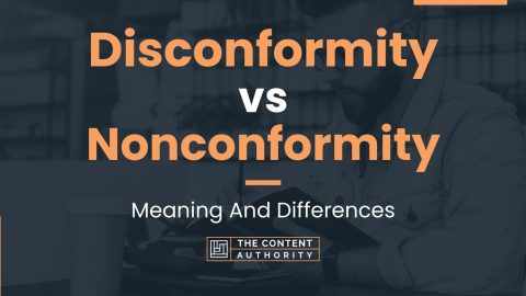 Disconformity vs Nonconformity: Meaning And Differences