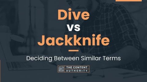 Dive vs Jackknife: Deciding Between Similar Terms