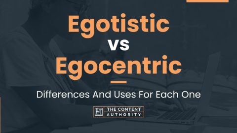 Egotistic vs Egocentric: Differences And Uses For Each One