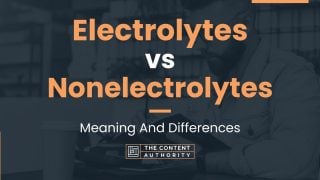 Electrolytes vs Nonelectrolytes: Meaning And Differences