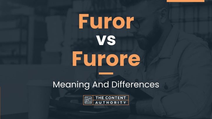 Furor vs Furore: Meaning And Differences