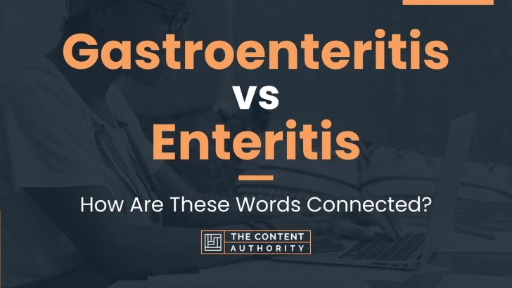 Gastroenteritis vs Enteritis: How Are These Words Connected?