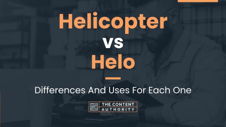 Helicopter vs Helo: Differences And Uses For Each One