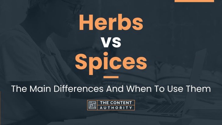 Herbs Vs Spices The Main Differences And When To Use Them