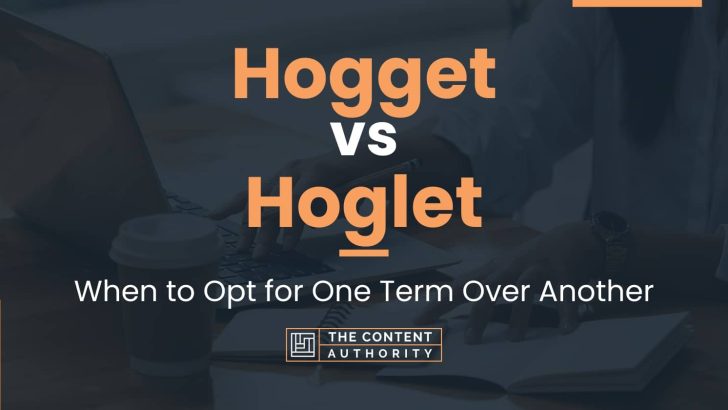 Hogget vs Hoglet: When to Opt for One Term Over Another