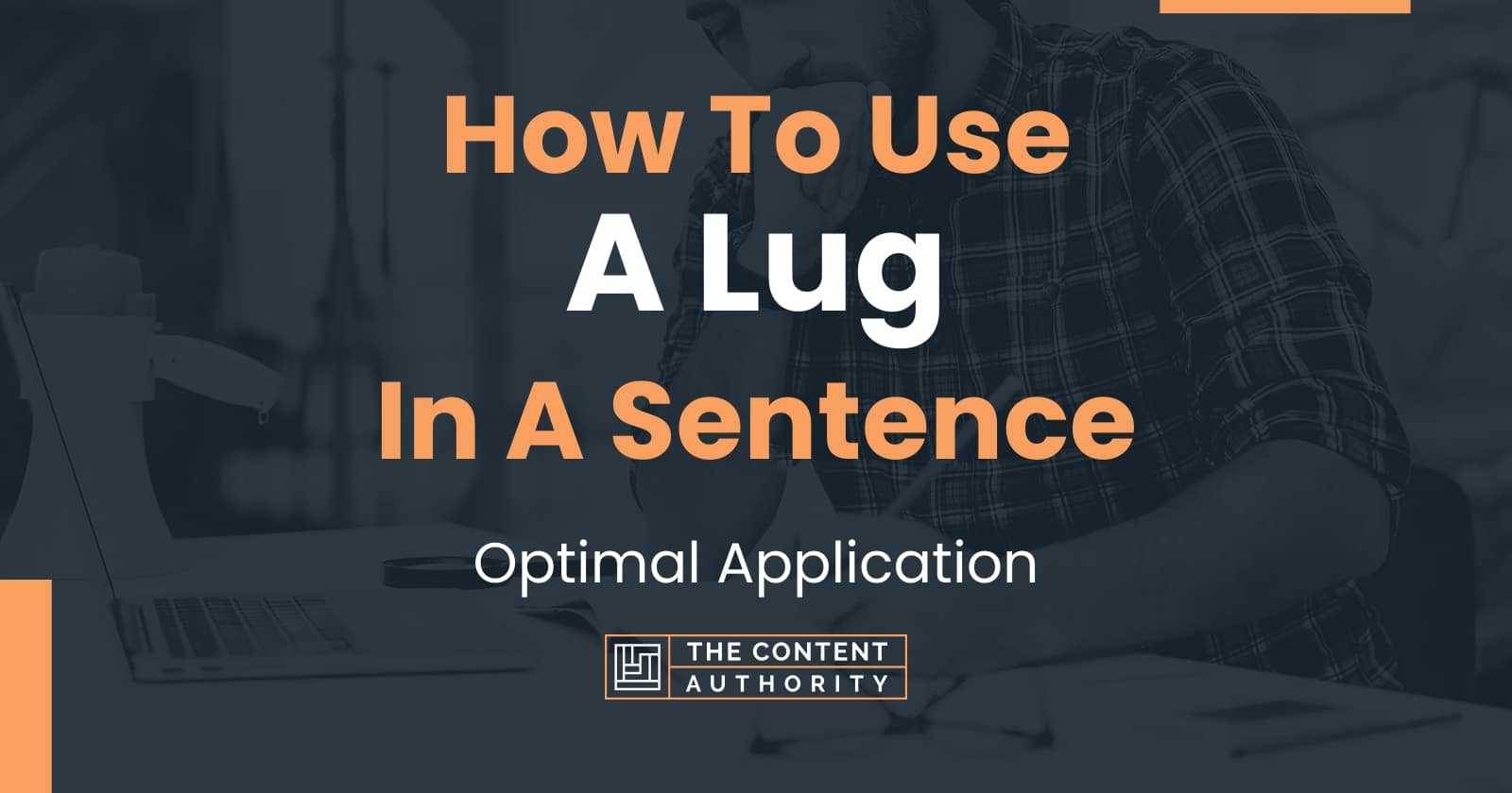 How To Use "A Lug" In A Sentence Optimal Application