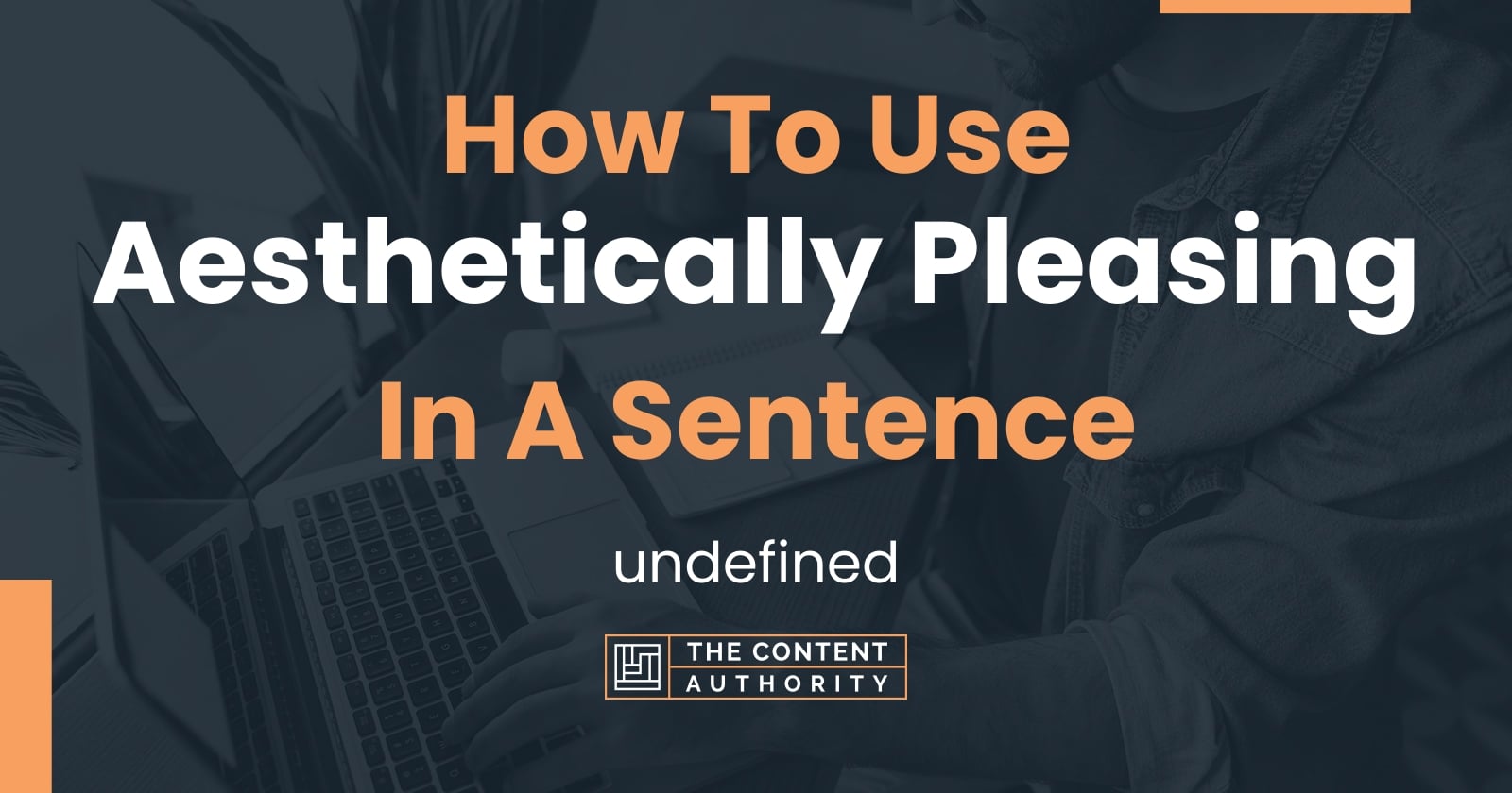 How To Use Aesthetically Pleasing In A Sentence Undefined