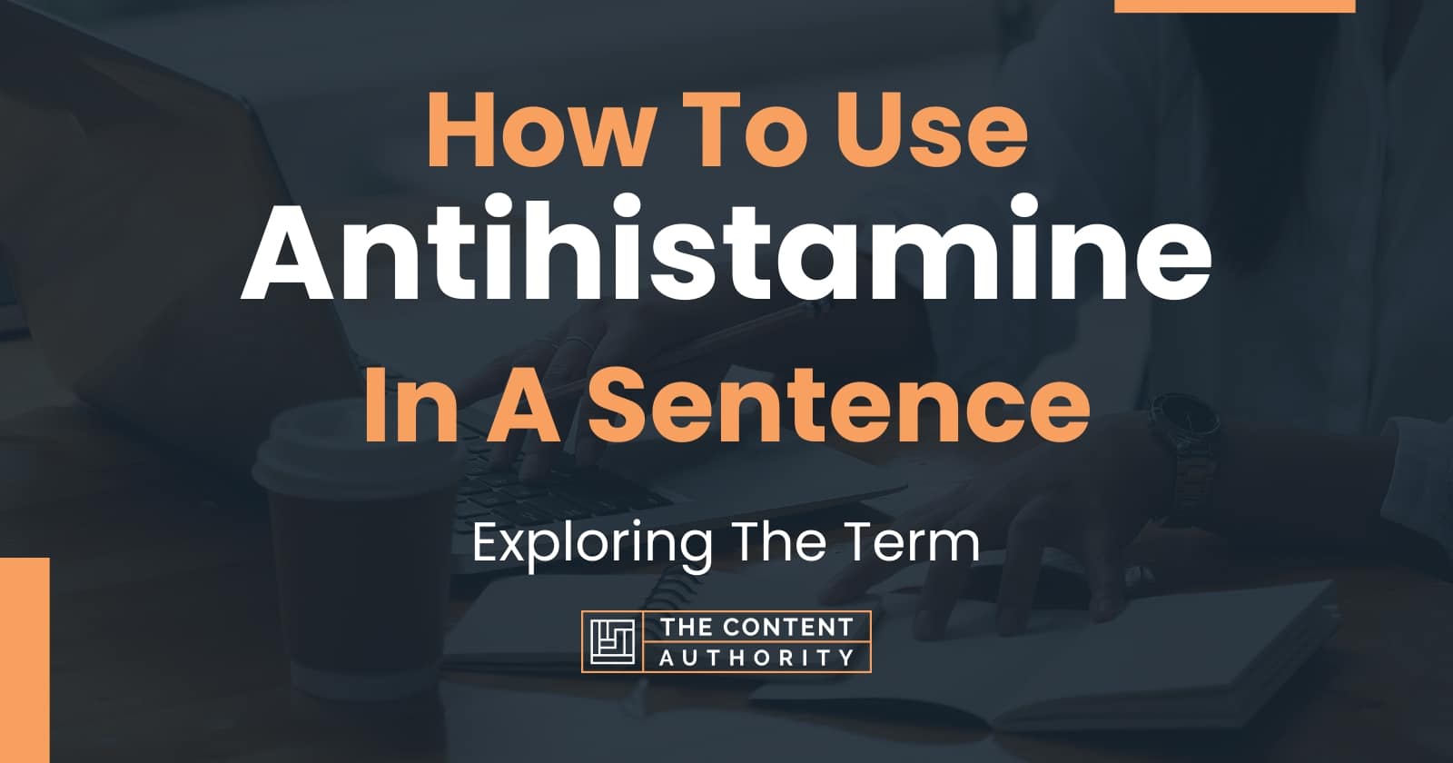 How To Use Antihistamine In A Sentence 