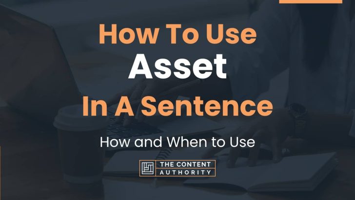 How To Use “Asset” In A Sentence: How and When to Use