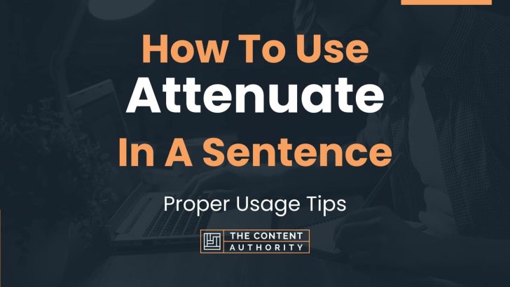 how-to-use-attenuate-in-a-sentence-proper-usage-tips