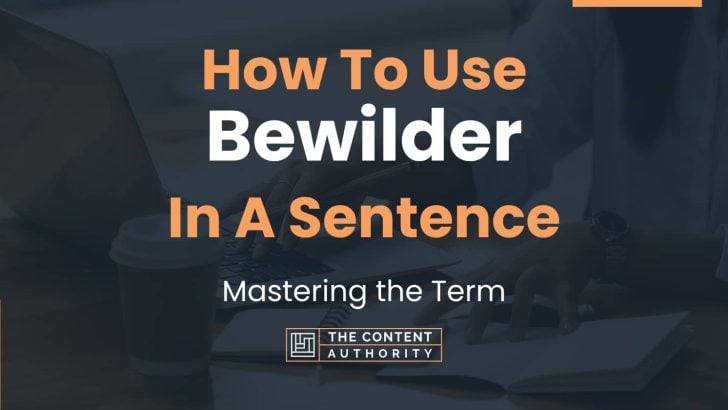 how-to-use-bewilder-in-a-sentence-mastering-the-term