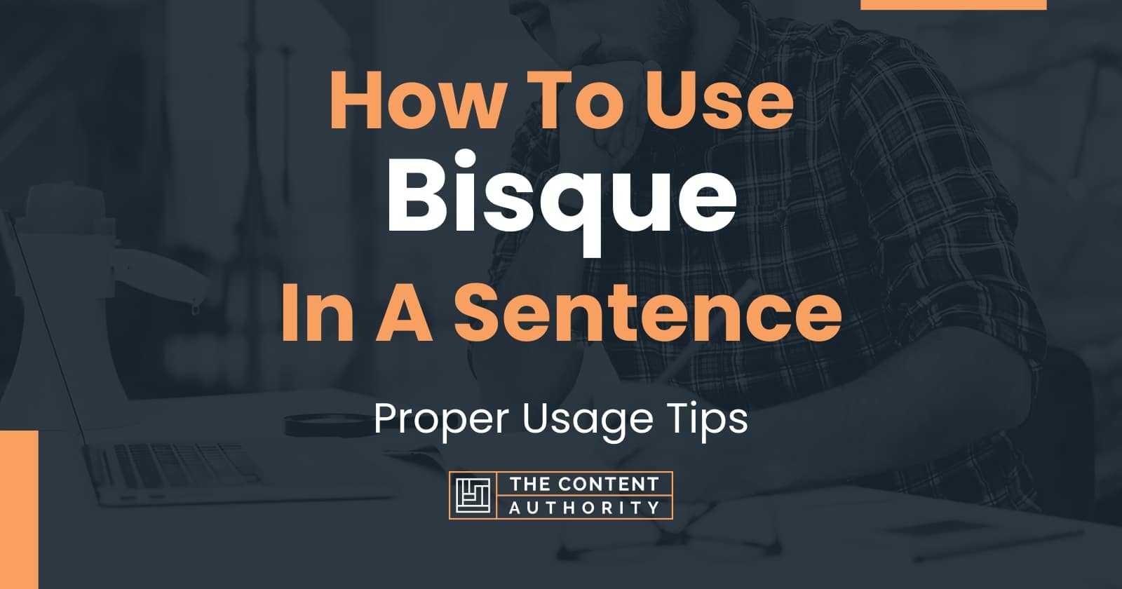 How To Use "Bisque" In A Sentence Proper Usage Tips