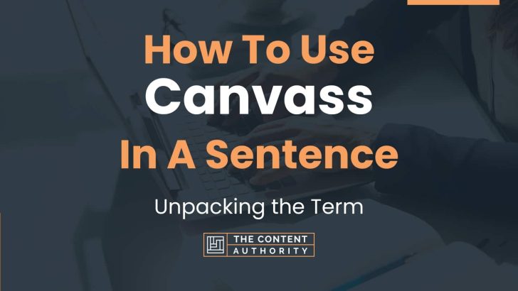 how-to-use-canvass-in-a-sentence-unpacking-the-term