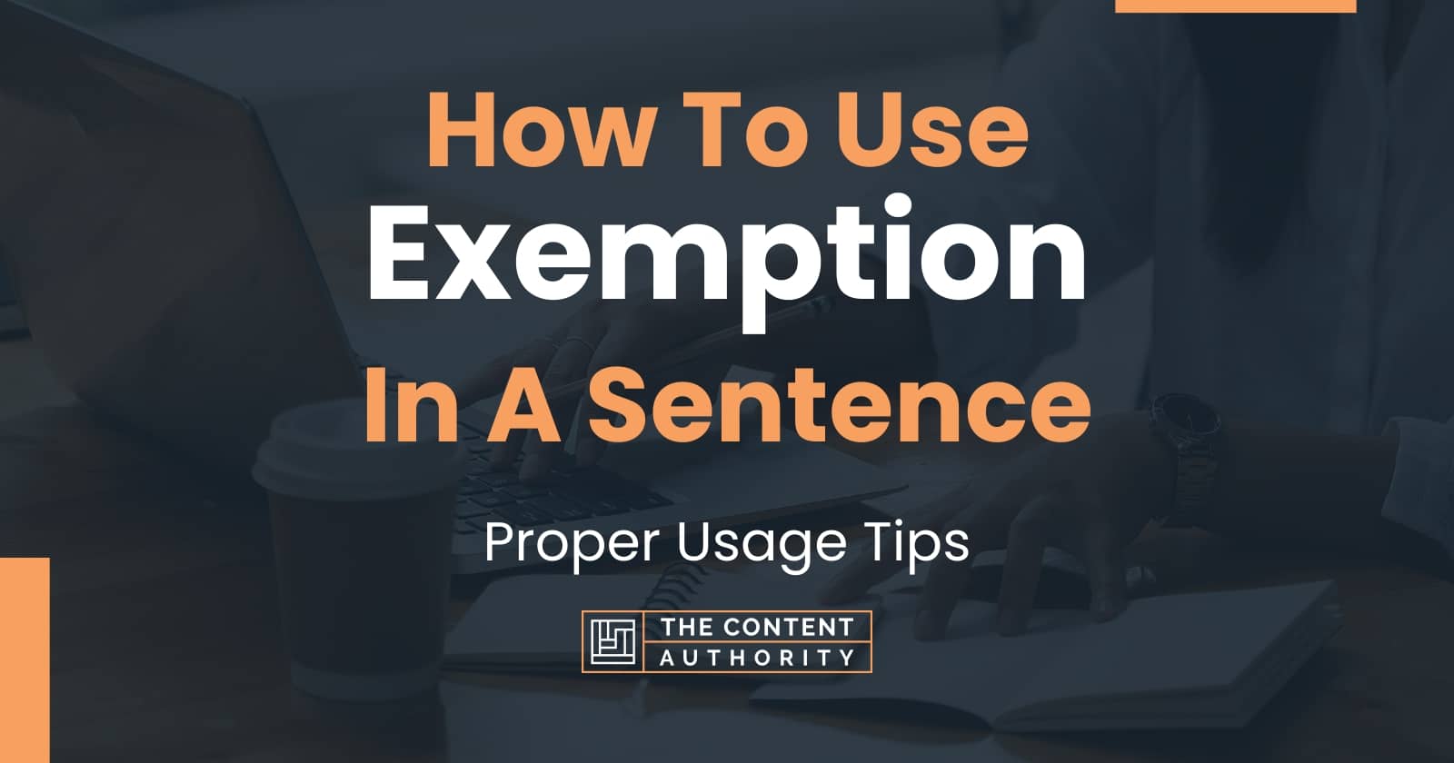 Exemption Example Sentence