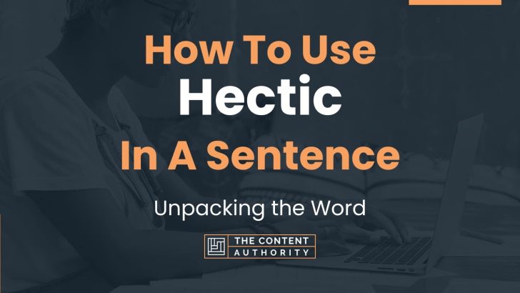 how-to-use-hectic-in-a-sentence-unpacking-the-word