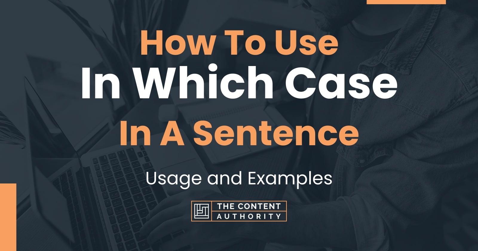 How To Use "In Which Case" In A Sentence Usage and Examples