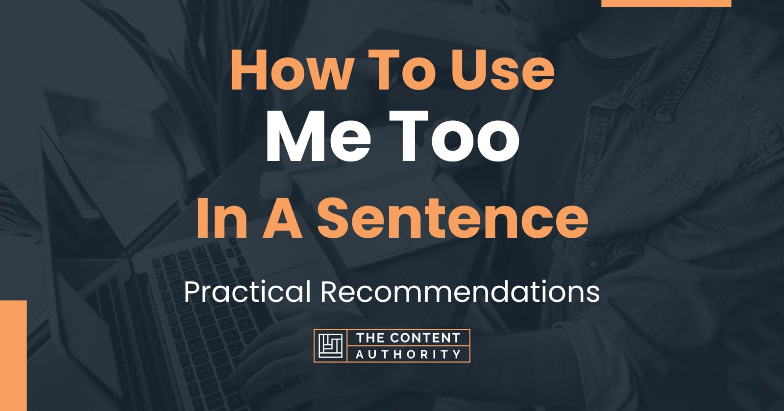 How To Use Me Too In A Sentence Practical Recommendations 